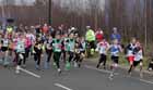 Start of the under-13's Elswick Road Relays.